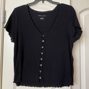 black american eagle shirt